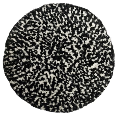 Wool Compounding Pad - Black -White Heavy Cut -